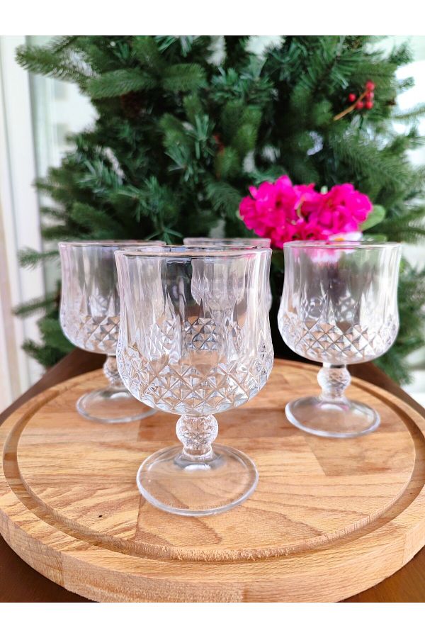 Madame Coco-Audrey Set of 4 Short Size Wine Glasses - 170 ml 1