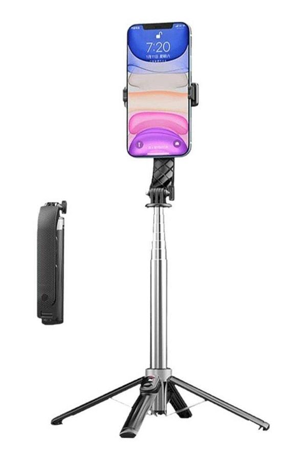 Generic-P20 Portable Mini Wireless Handheld Selfie Stick Black, Selfie Stick for Mobile 1