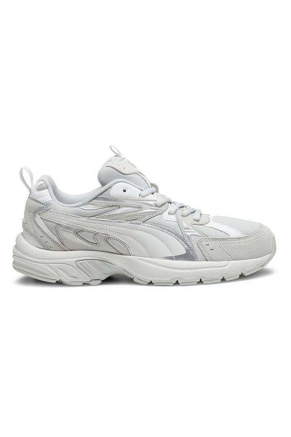 Puma-Milenio Tech Suede Unisex Casual Shoes Gray 1