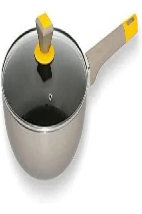 CLASSYTOUCH-Non-Stick Wok/Kadhai 26 cm with Glass Lid – 2.5L, for Stir Frying, Steaming & Deep Frying 1