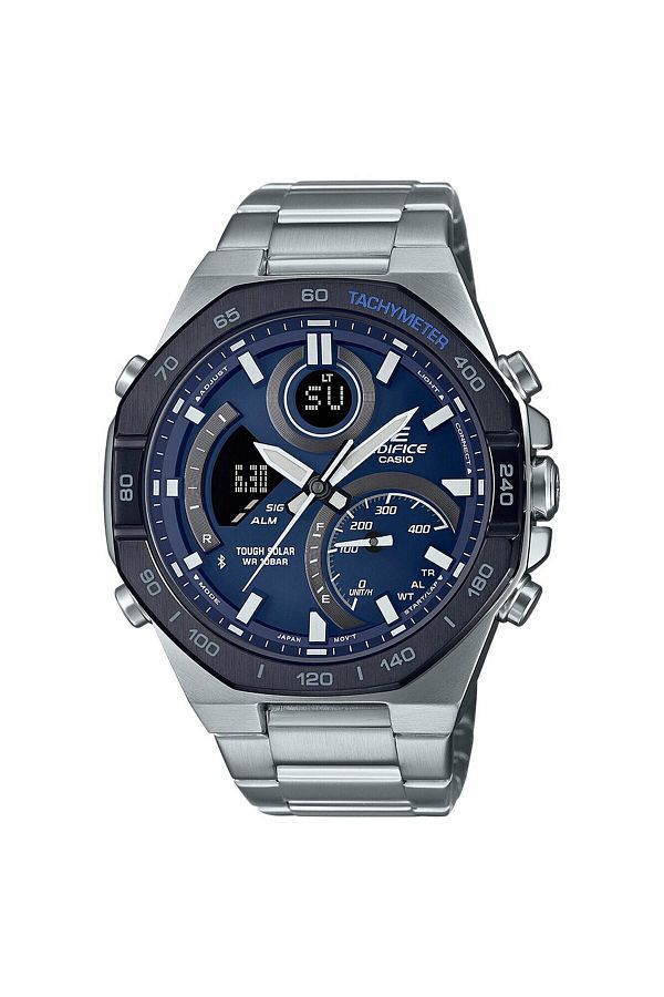 Casio-Ανδρικό Ρολόι Casio ECB-950DB-2AEF, Quartz, 48mm, 10ATM 1