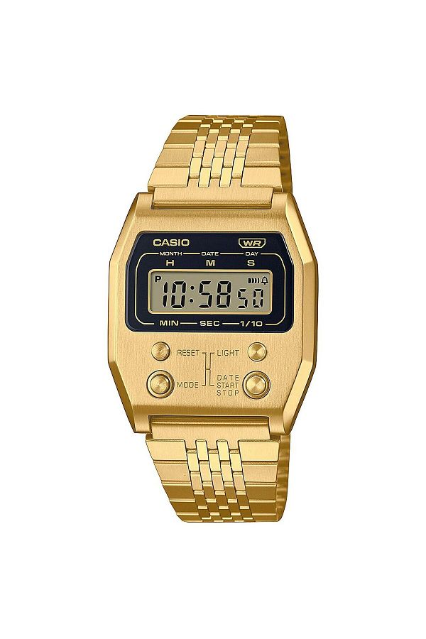 Casio-Ανδρικό Ρολόι Casio A1100G-5EF, Quartz, 35mm, 3ATM 1