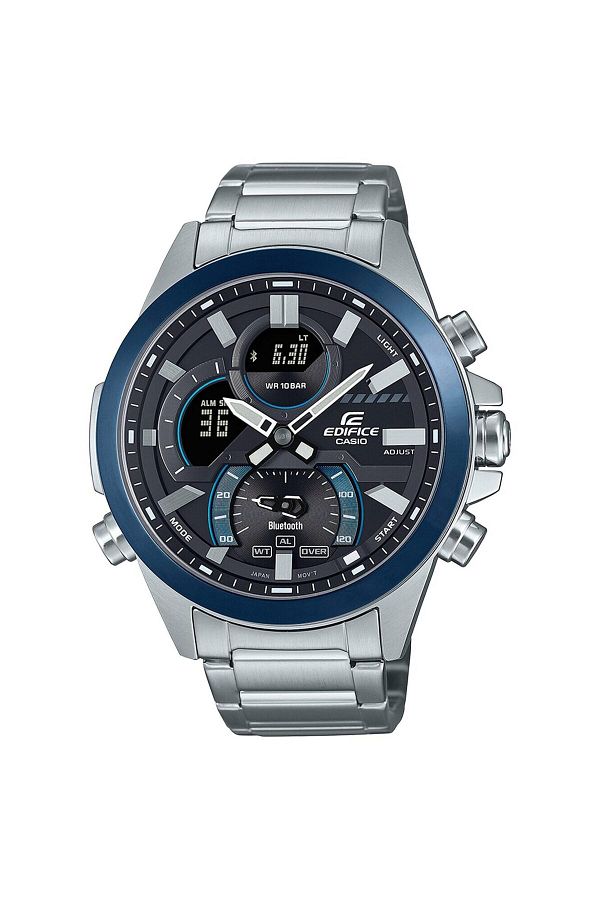 Casio-Ανδρικό Ρολόι Casio ECB-30DB-1AEF, Quartz, 49mm, 10ATM 1