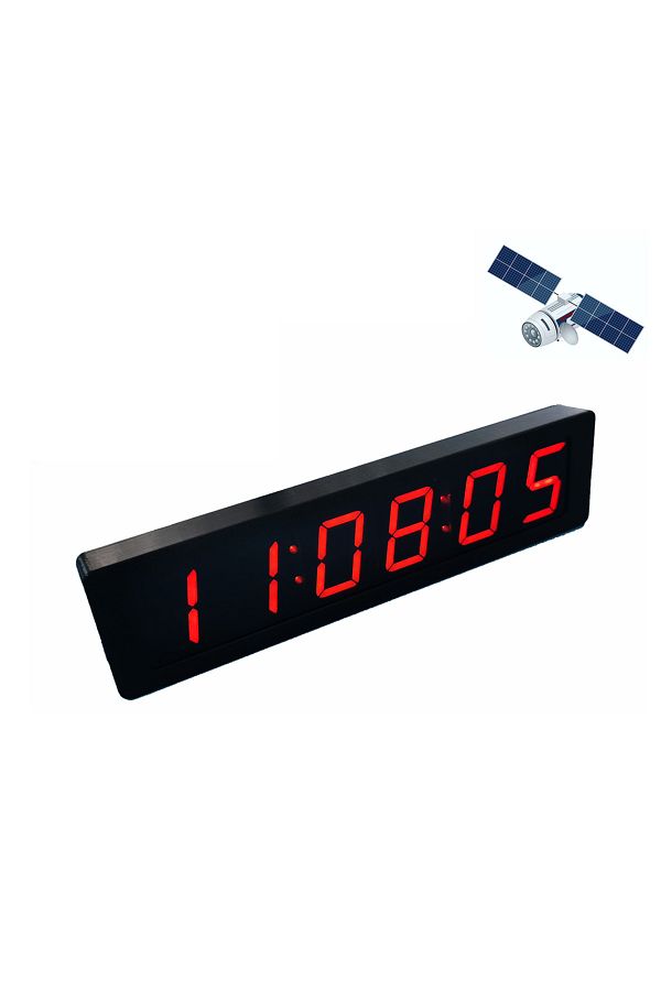Choice-RED 1.2" 6-bit Clock LED Digital Electronic Clock W Second Display TIME Alarm Clock Temperature GPS 1