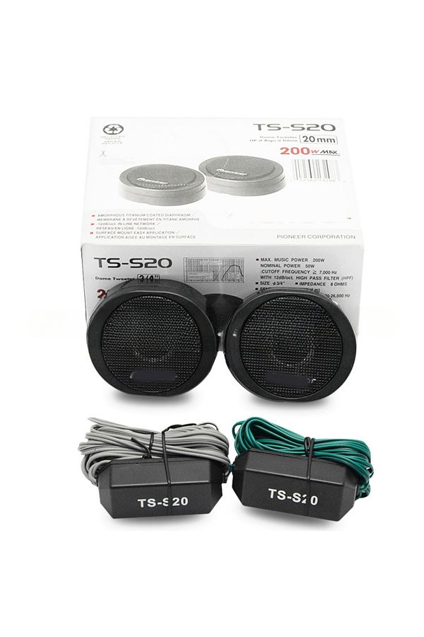 Choice-1 SET Car Audio Pioneer Tweeter TS-S20 Car Automobile Dome Tweeters Tweeter Speaker New for Pioneer 1