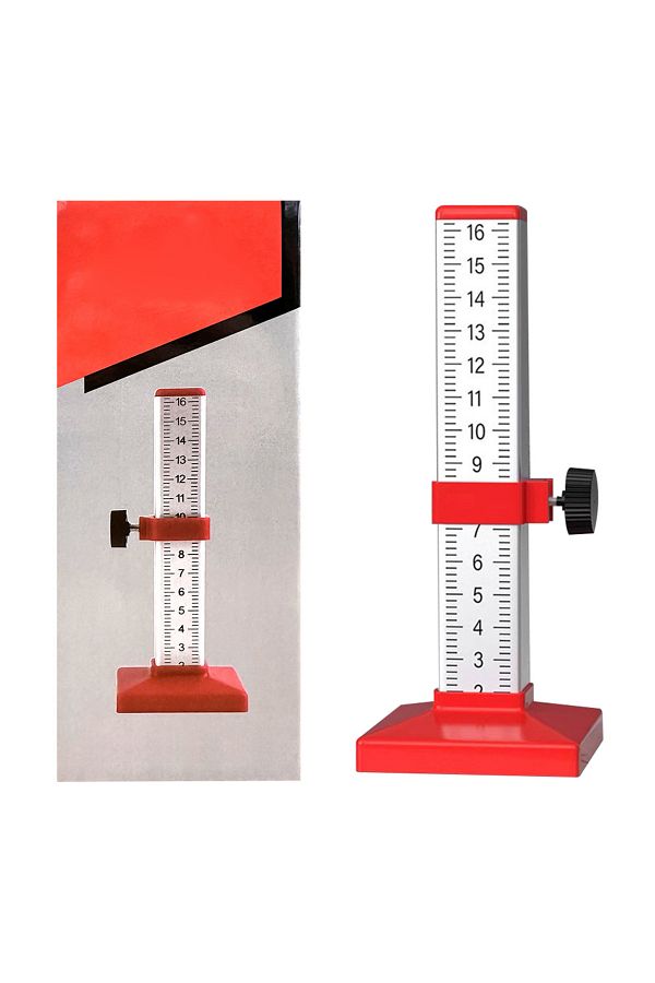 Choice-Red 0-160mm Aluminum alloy Tile Leveling Ruler High Precision Horizontal Bubble Ruler Adjustable Eng 1