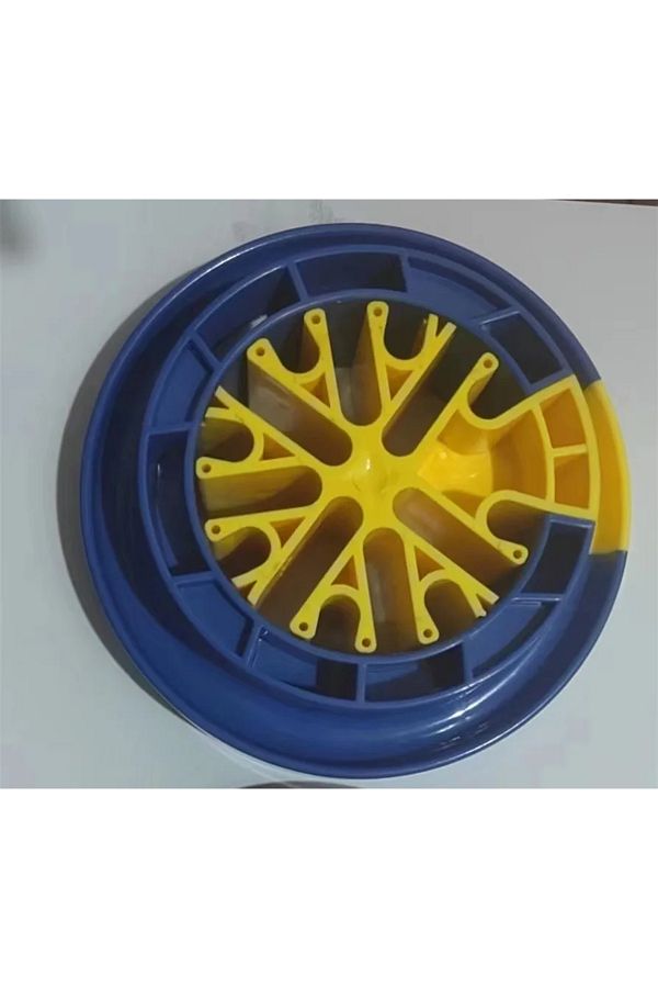Choice-YY78-BlueYellow Network Carding Device Cable Comb Fireproof ABS Plastic Generic Cabling Category 5 A 1