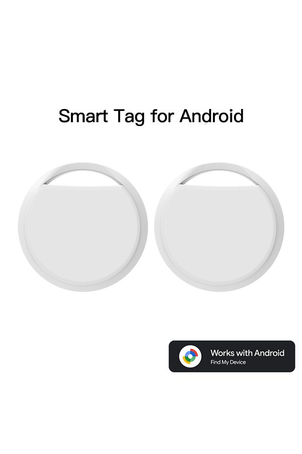 Choice-White-2pcs Bluetooth Gps Tracker For Android Phones Work With Google Find Hub App Key Finder Pet Sma 1