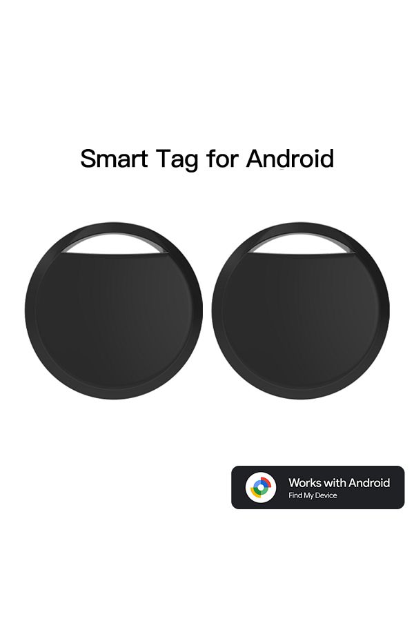Choice-Black-2pcs Bluetooth Gps Tracker For Android Phones Work With Google Find Hub App Key Finder Pet Sma 1