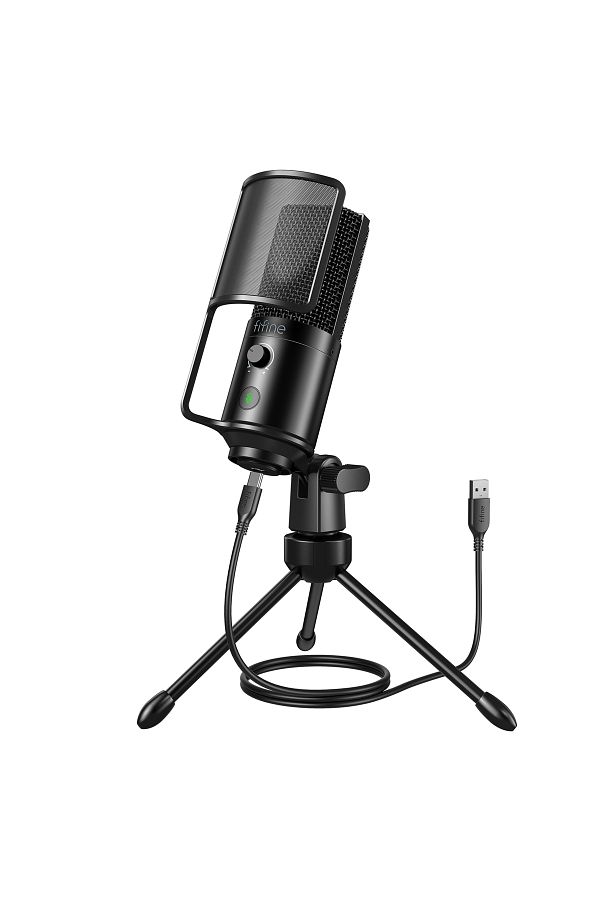 Choice-K669PRO1 FIFINE USB Streaming Microphone with Pop Filter,Condenser Mic Set with Tap-to-Mute&Vol Cont 1