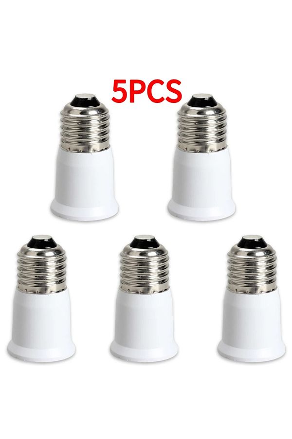 ALLOYSEED-E27 to E27 Extension Base CLF LED Light Bulb Lamp Adapter Socket Converter Light Bulb Lamp Holder... 1