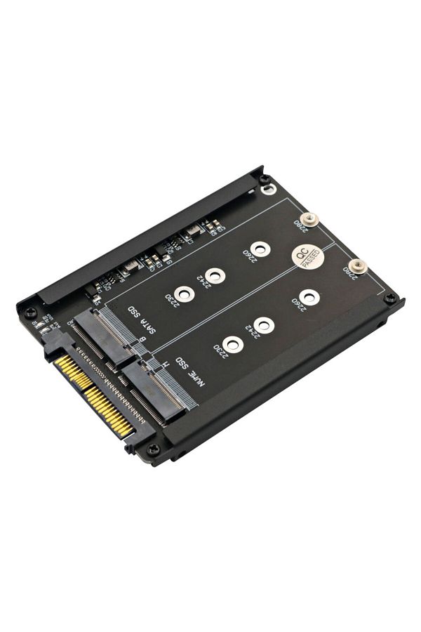 MayAug-black Adaptor SSD M2 SSD ke adaptor AS 2 M.2 untuk NVMe SATA SSD ke PCI-e U2 SFF-8639 adaptor PCIe M 1