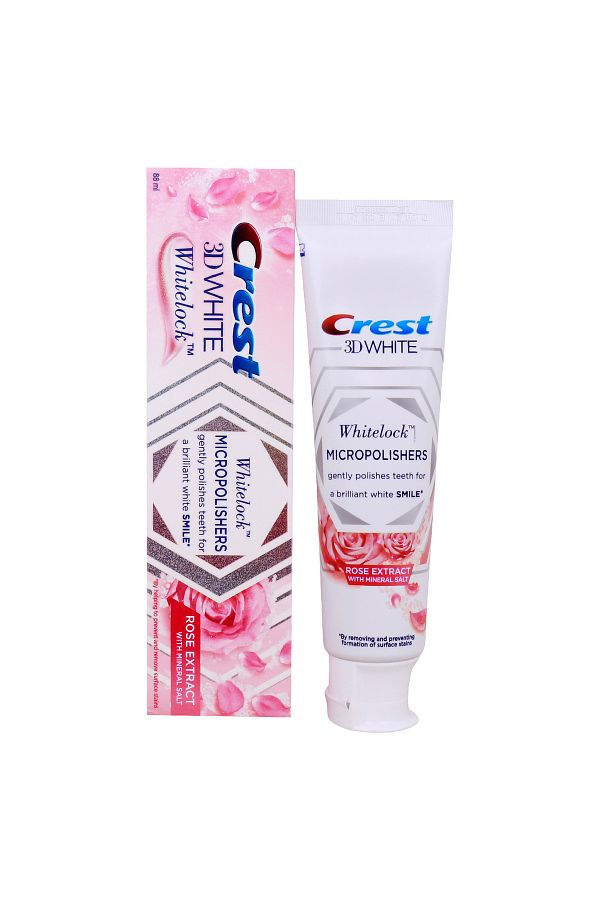CREST-3D White Whitelock Micropolishers Rose Extract With Mineral Salt Toothpaste 88 ml 1