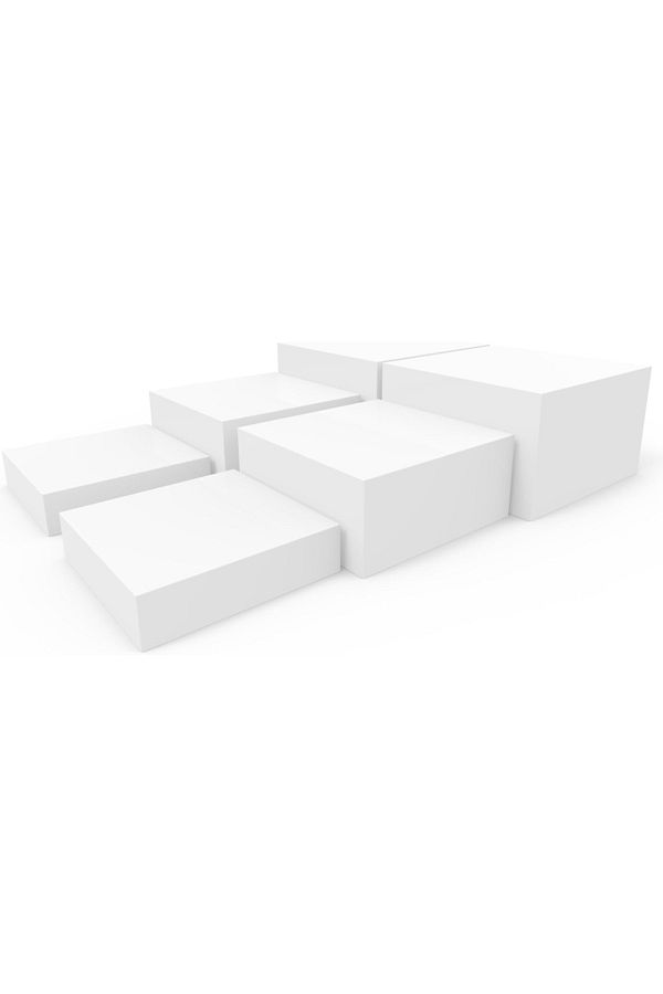 Generic-رفوف عرض مكعب أكريليك مع قاع مجوف، 8، 9، 10 بوصة، 1