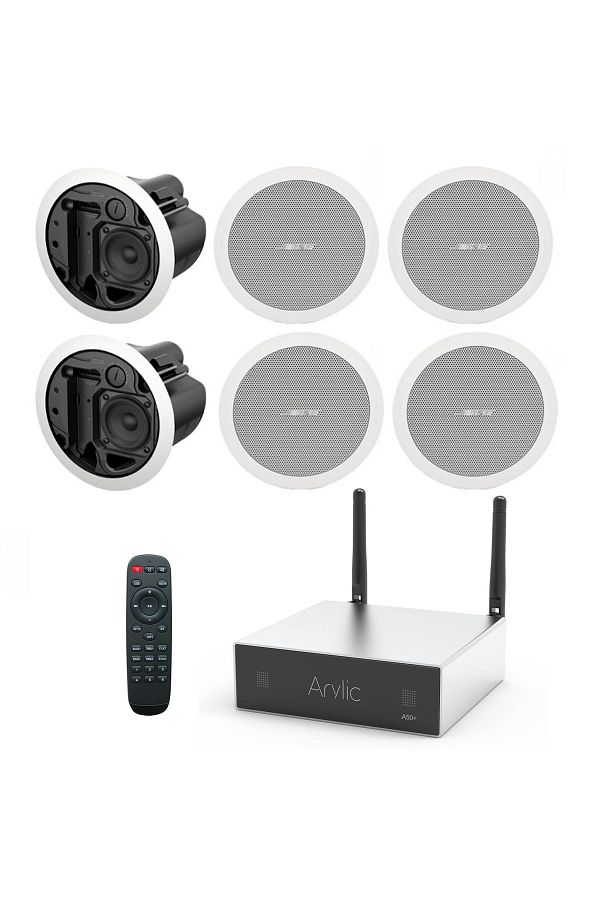 Bose-System of 6 Bose FS2C Multiroom ceiling speakers, internet radio, wi-fi, bluetooth 1