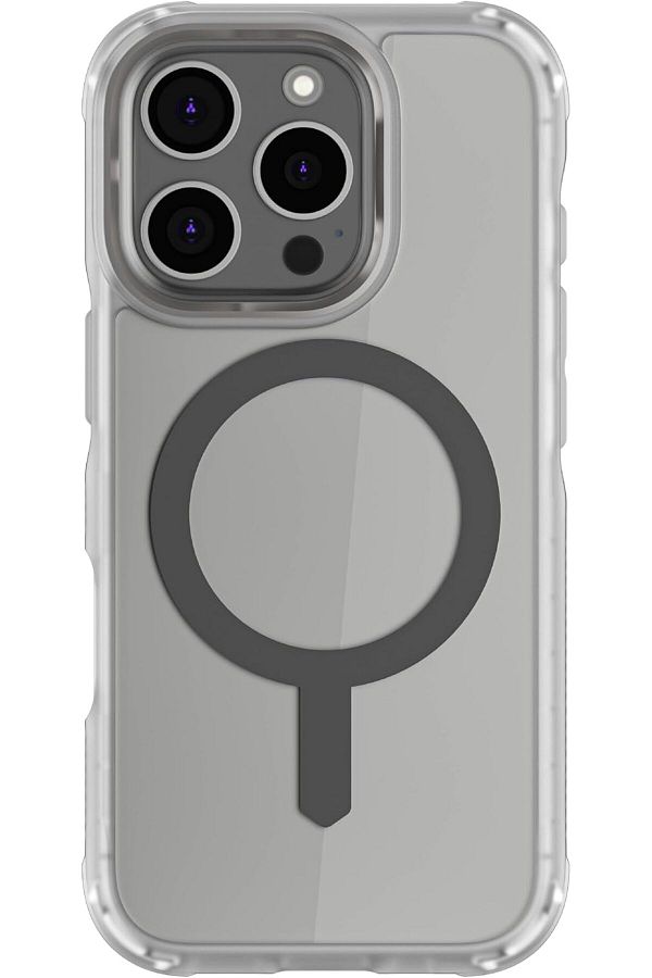Ghostek-جراب شفاف لهاتف iPhone 16 Pro - متوافق مع ملحقات MagSafe، سيليكون مقاوم للصدمات، 1