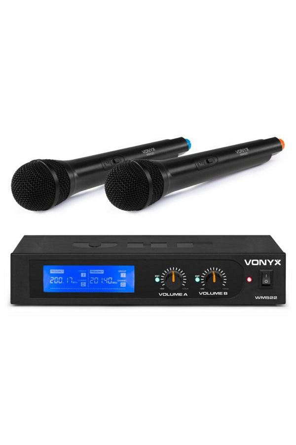 VONYX-Set of 2 Vonyx WM522 wireless microphones 1