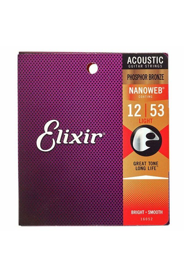 Elixir-Corzi Chitara Acustica Elixir 16052 Nanoweb Light Phosphor Bronze 1