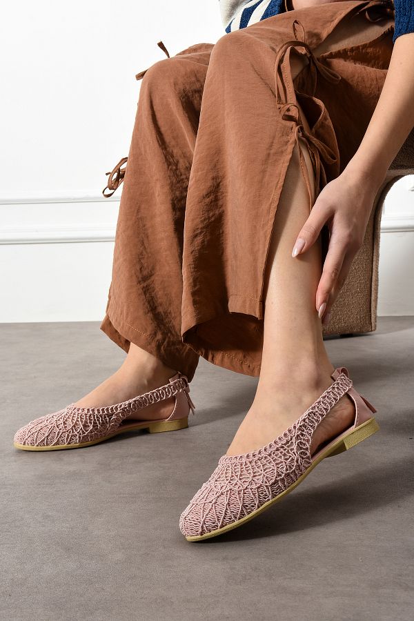 StWenn-Women's Knitted Sandals Ballet Shoes Women's Shoes Casual Shoes 1