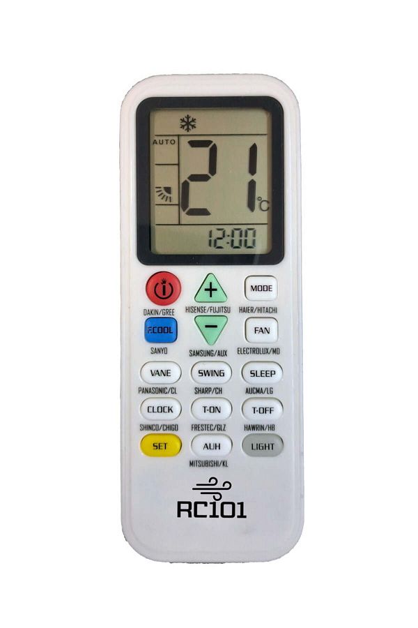 OEM-Remote control for Tel Air Conditioner RC101 - allows minimum temperature adjustment 1