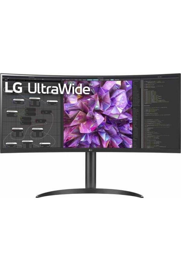LG-34" UltraWide QHD Curved IPS Monitor, 100Hz Refresh Rate & 5ms Response Time, USB-C with 65W PD, 1