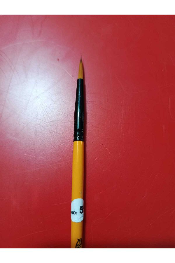 Rich-123 Series Round Tip Multi-Purpose Quality Synthetic Detail Brush No:5 1