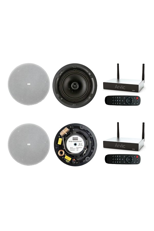 Audiosat-Multiroom audio system with built-in speakers, 2 zones, internet radio, bluetooth, wi-fi 1