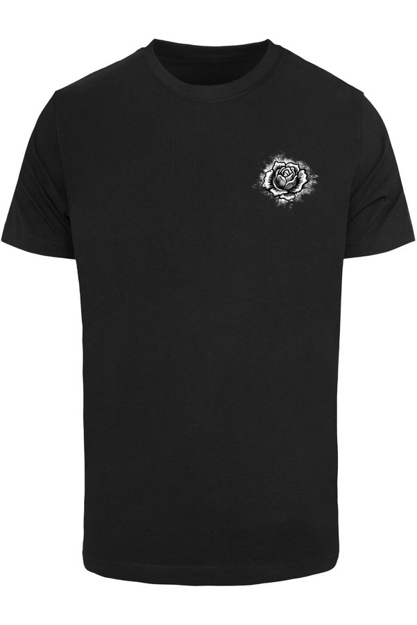 Mister Tee Herren T-Shirt 'Cash Money Records' – Figurnah, Rundhals, Großflächiges Motiv