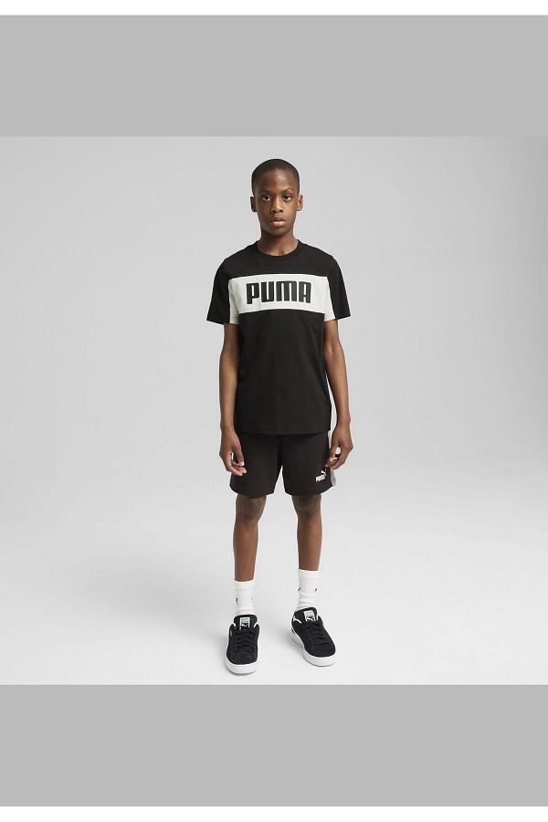 Puma-Essentials Block Tee Youth 1