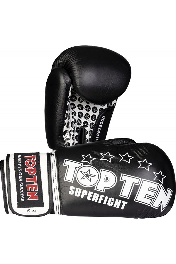 Top Ten-Mănuși de box „superfight 3000”, negre, 473 ml 1