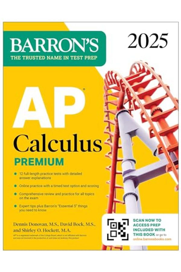 Kaplan Publishing-اختبارات تدريبية شاملة لمادة حساب التفاضل والتكامل المتقدم (AP Calculus Premium 2025) للصف ١٢ + مراجعة شاملة + تدريب عملي عبر الإنترنت 1