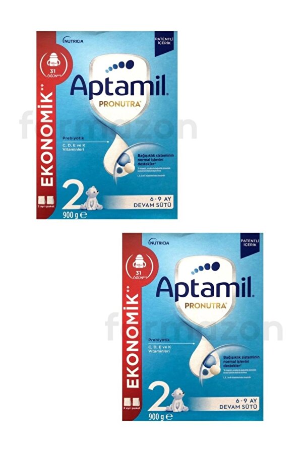 Aptamil Pronutra 2 Numara Bebek Maması 900 gr X 2 Adet -kofre