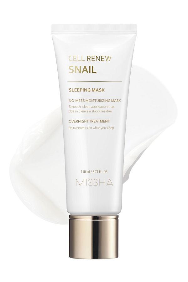 Missha-Snail Extract Moisturizing and Nourishing Sleeping Mask Super Aqua Cell Renew Snail Sleeping Mask 1