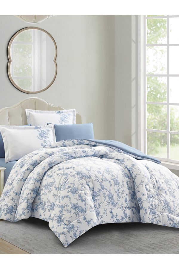 Donetella-Comforter Set King Size, 6-Pcs, 260x240 cm, Printed, All Season, Microfiber, 350 GSM 1