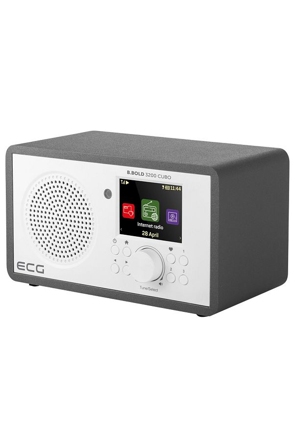 ECG-Internet radio ECG B.BOLD 3200 Cubo, FM, Bluetooth, Li-Ion 3.7V/2000 mAh, 3W RSM, remote control 1