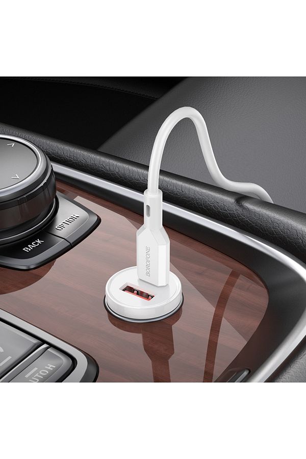 Borofone-Încărcător auto pentru telefon / tabletă - USB-C TIP C - PD 20W QC 3.0 18W Cablu tip C la Lightning Borofone 1