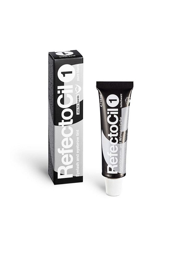 Refectocil-Augenbrauen- und Wimpernfarbe 1 Schwarz Pure Black mit neuer Verpackung 1