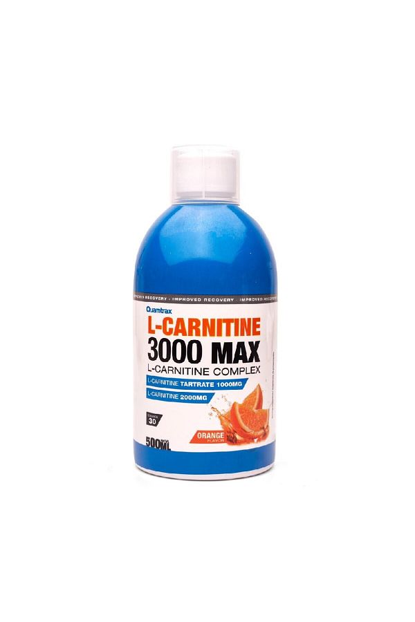 Quamtrax-L-carnitine 3000 Max, 500ml, Quamtrax, Fat Burning Supplement Lemon 1