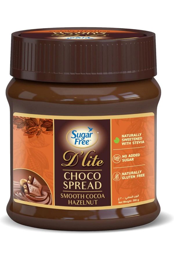 SUGAR FREE D'LITE-Smooth Cocoa Hazelnut Choco Spread 300g 1