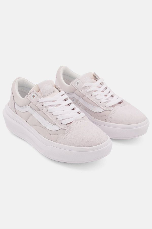 Vans-حذاء كاجوال برباط للرجال، أبيض 1