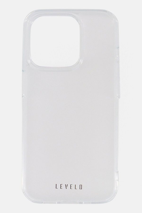 Levelo-جراب خلفي لهاتف iPhone 15 Pro Lucu Matte، شفاف 1
