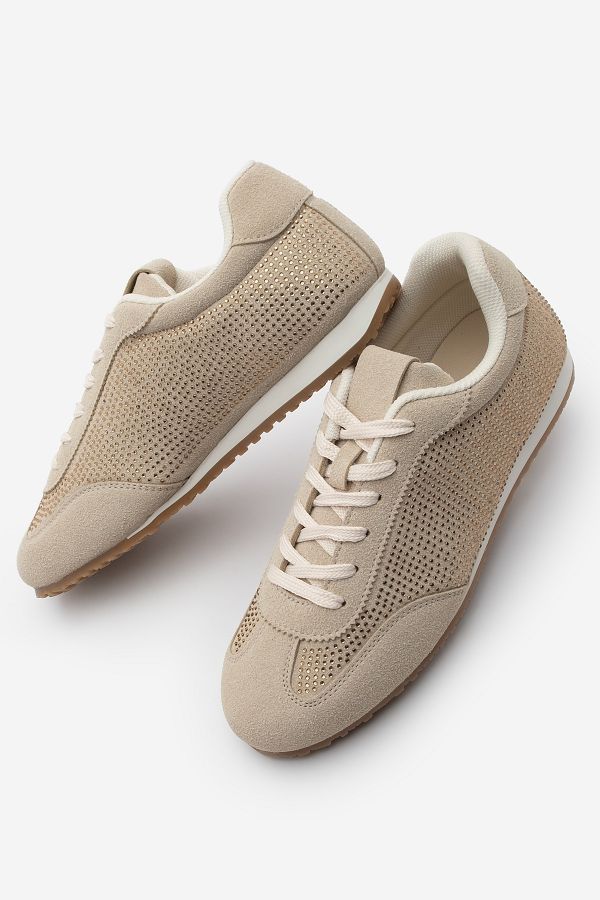 Marjin-Damen Stone Sneaker Sportschuhe Beige/Frost Candy 1