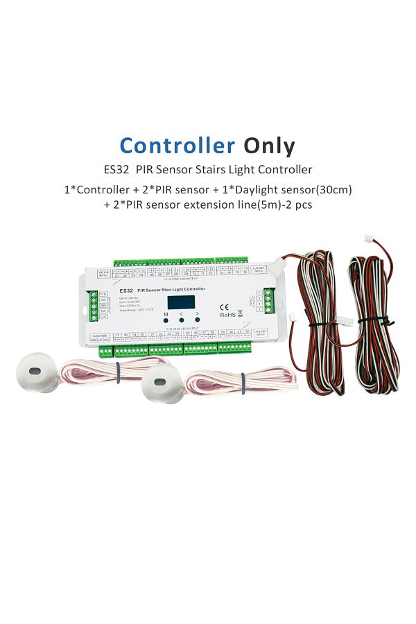 Choice-ES32 Controller Only 32CH ES32 PIR Sensor Stair Light Controller Human Body Infrared Inductive Switc 1
