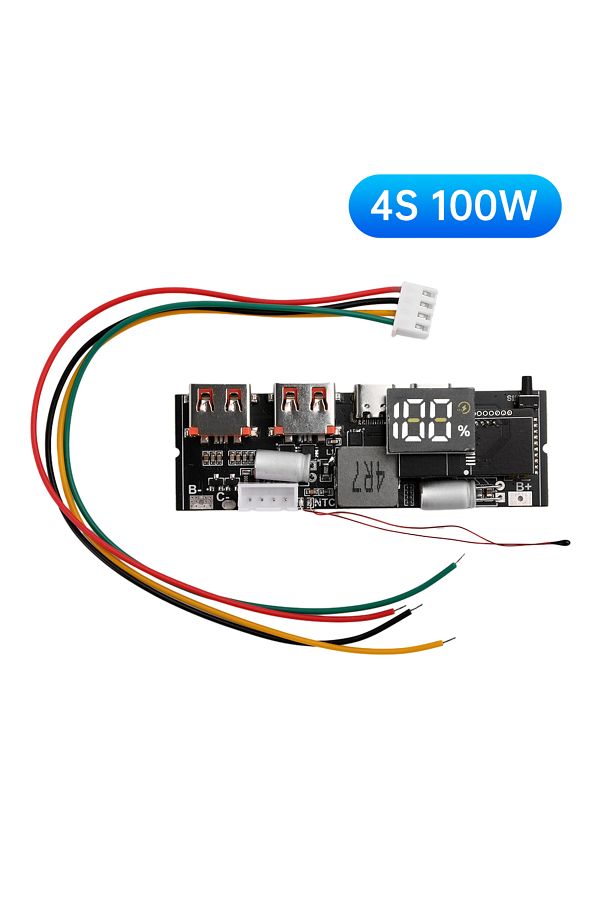 Choice-4S 3S 4S 5S 65W 100W Power Bank Double C Port Two way Fast Charge Mobile Power Module 18650 Charging 1