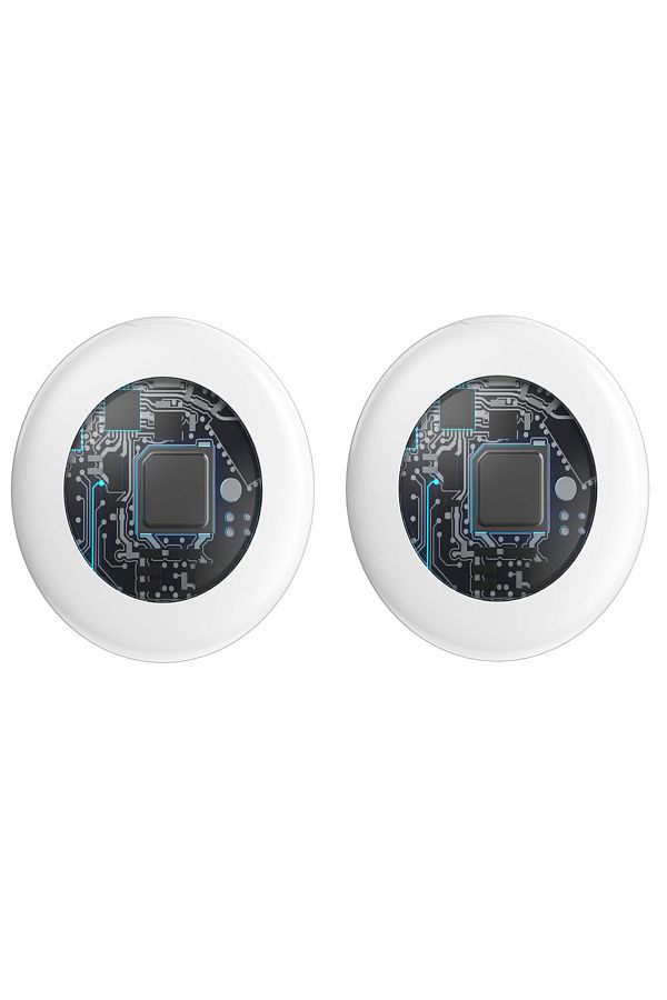 Choice-2pcs White Timethinker Smart Airtag Bluetooth Gps Tracker Work With Apple Find My App Itag Air Tag T 1