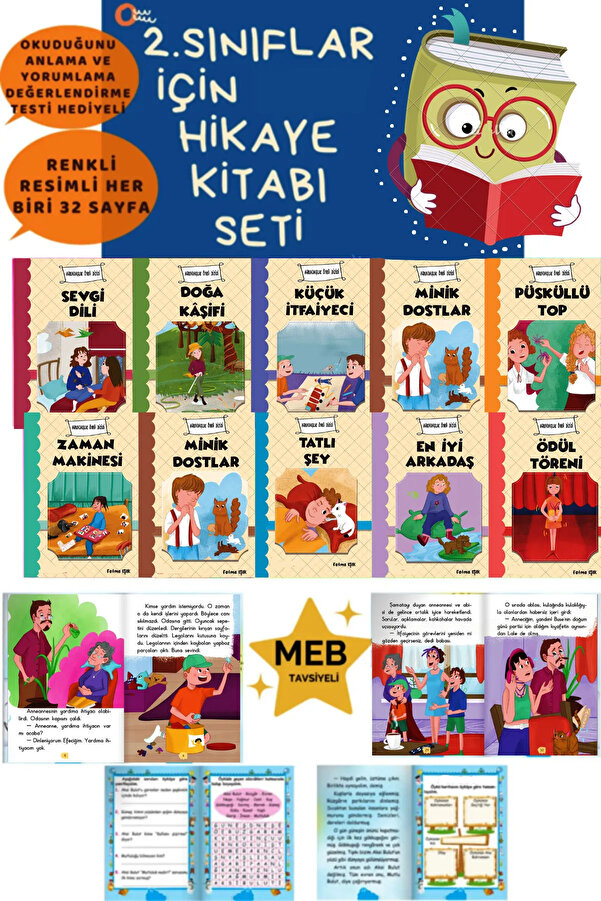 Ata Yayıncılık 2.sınıf Öğrencileri Için Okuma Kitabı Hikaye Seti Harry Ata öykü