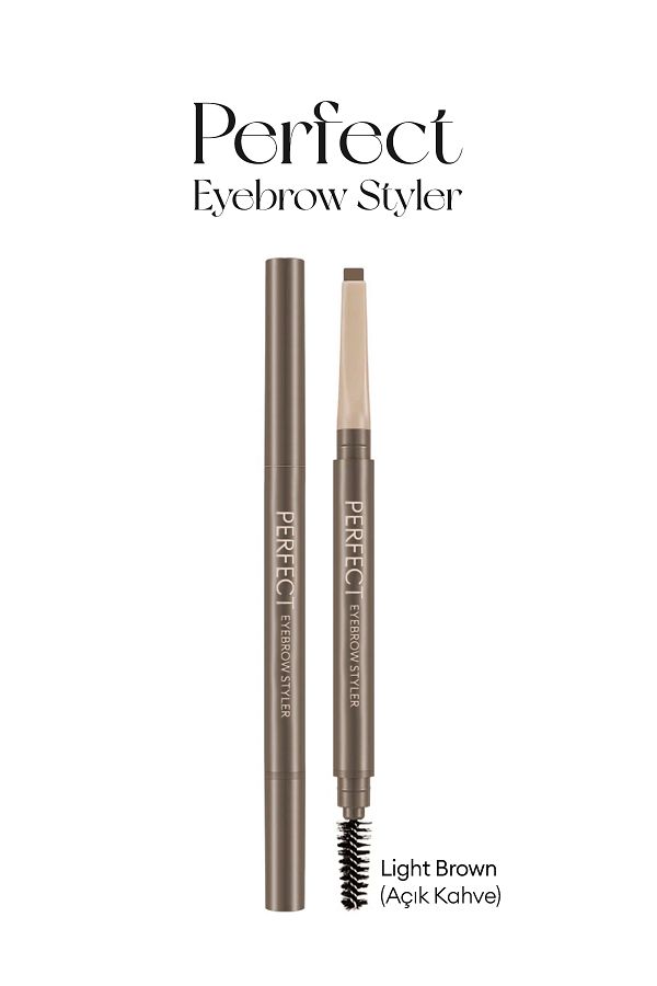 Missha-Long Lasting, Lifted Eyebrow Pencil Perfect Eyebrow Styler (Light Brown) 1