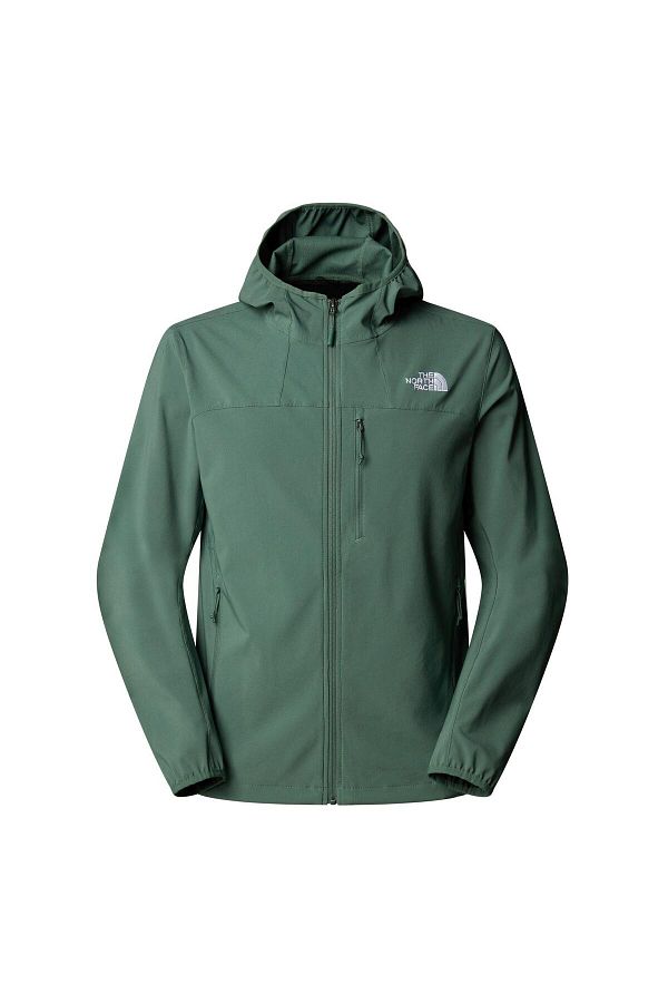 THE NORTH FACE-Nimble Hoodie Softshell Men's Jacket Nf0A8Cd6Hch1 Water Green-M 1