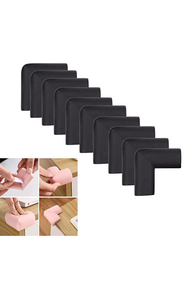 Microcase 3M Yapıştırmalı Sünger Bebek ve Çocuk Köşe Kenar Koruyucu 10in1 Set - AL5235