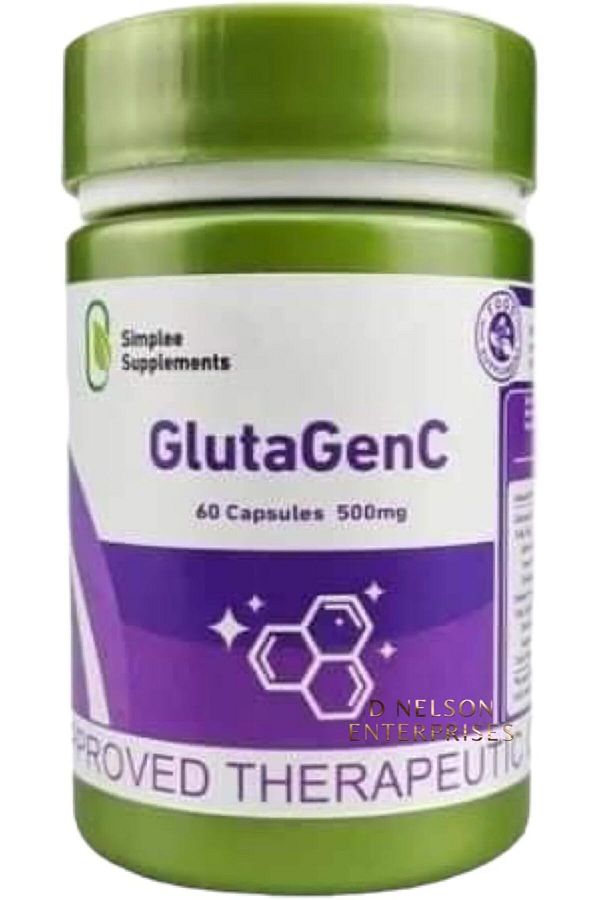 GENÇ-Gluta GenC Glutathione Capsules - 60 Count 1